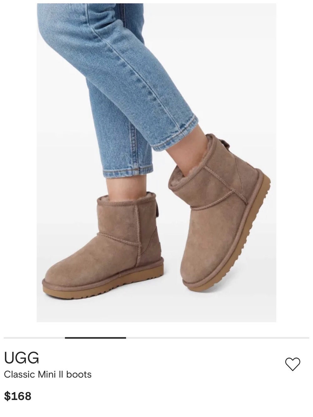 UGG Classic Mini II boots caribou brown